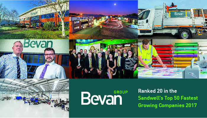 Bevan Group does it again - we are one of the top 50 growing businesses in Sandwell